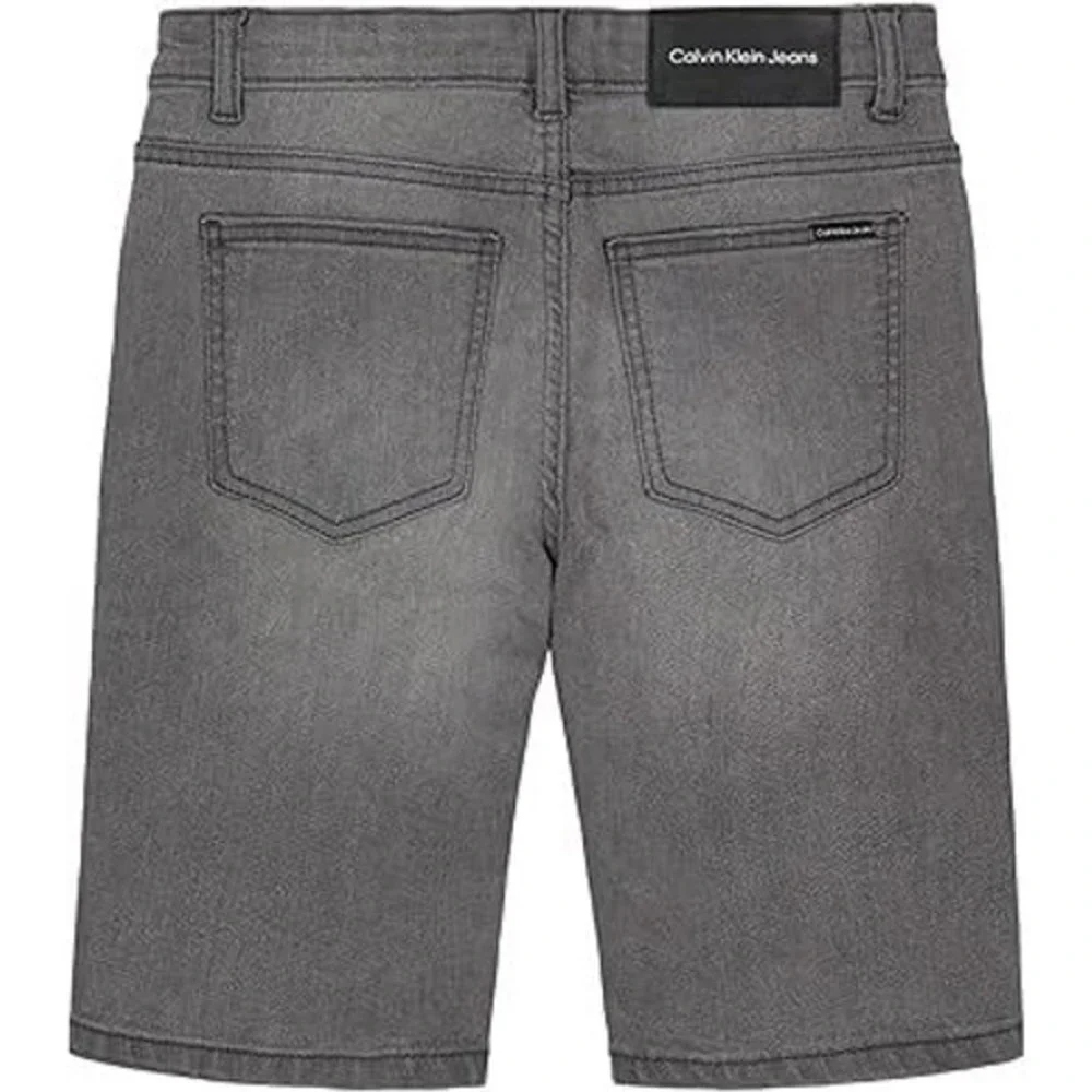 Calvin Klein Jeans Shorts Gray Denim Casual Comfort Kids‎ Size  16 SLIM